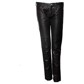 Pantaloni a sigaretta in pelle Isabel Marant Étoile