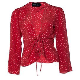 Autre Marque Blusa avvolgente Realisation con stelle