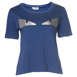 Camiseta Bug Eyes Fendi en azul