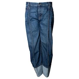 Jeans recortados plegados Bottega Veneta
