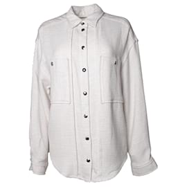 IRO Nesta Hemd mit Druckknöpfen in Beige - Iro