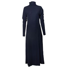 Vestido maxi stretch azul marino Filippa K Sport