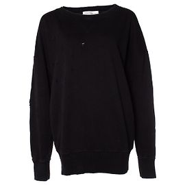 Zerrissener Pullover von Faith Connexion in Schwarz