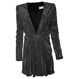 Minivestido adornado de Saint Laurent