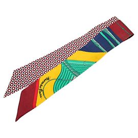 Bufanda de seda CLIC CLAC MODERN CANNAGE de Hermès