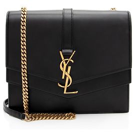 Bolso de Hombro Mediano Sulpice de Piel de Ternera con Monograma Saint Laurent