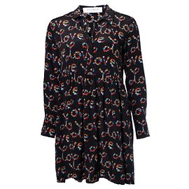 Sandro Midi-Kleid mit floralem Liebesdruck