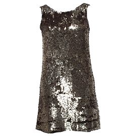 Mini-Pailletten-Kleid in Gold von Faith Connexion