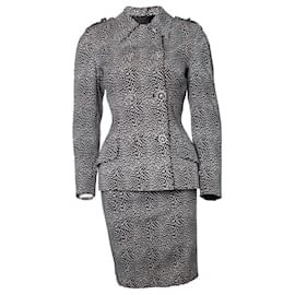Doppelt geknöpfter Blazer und Rock von Gianni Versace Couture