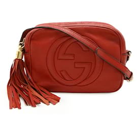 Borsa a tracolla in pelle Gucci Soho Small Disco