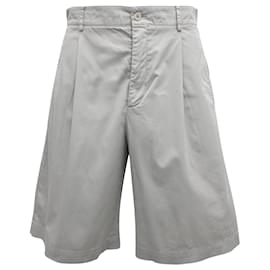 Shorts plissés Hermès en coton gris