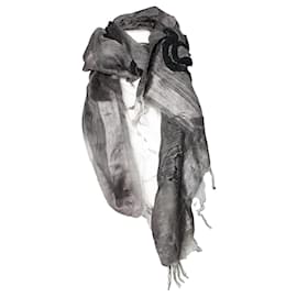 Faliero Sarti Brown silk scarf