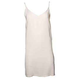 Vestido blanco roto Paul & Joe con strass