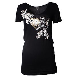 Faith Connexion T-Shirt mit Druck und Nieten