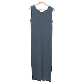 Autre Marque Langarmkleid aus Rib-Strick ebure