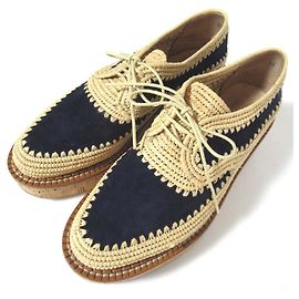 Autre Marque Clergerie Raffia Korksohlen Schuhe von Gabriela Hearst