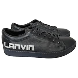 Sneakers Lanvin in pelle nere da uomo