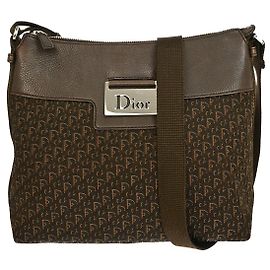Borsa a spalla Trotter in tela Christian Dior