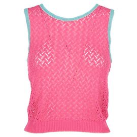 Top de algodón fucsia Dolce & Gabbana - Años 2000