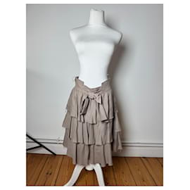 Falda Vintage Givenchy Marrón L