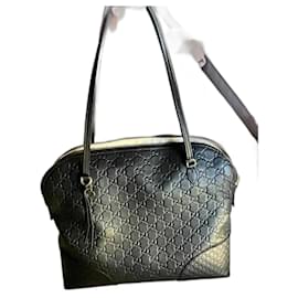 Borsa tote Gucci in pelliccia nera