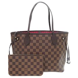 Borsa tote Louis Vuitton Neverfull PM in tela Damier