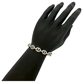 Bracelet Bangle en Argent 925 Chaine d'Ancre Enchaine d'Hermès