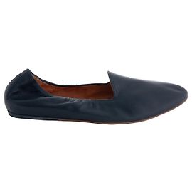 Flache Lederloafers von Lanvin