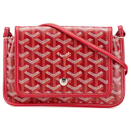 Portafoglio Plumet Goyard in pelle rossa