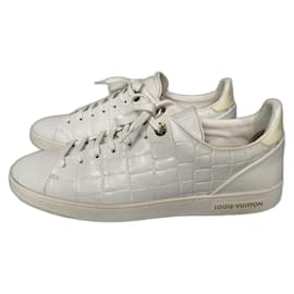 Sneakers Louis Vuitton FrontRow in pelle bianca