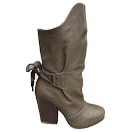 Botas Vanessa Bruno de piel kaki
