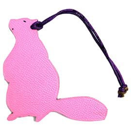 Hermes Petit H Beaver Epsom Togo Bag Charm - Hermès