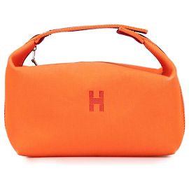 Hermès Orange Large Toile Bride A Brac Case
