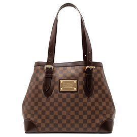 Louis Vuitton Borsa Hampstead MM Damier Ebene Marrone