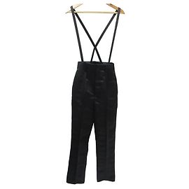 Autre Marque Calças suspensórias satinadas tapered UNITED ARROWS - Edição limitada Azabudai Hills