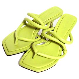 Jimmy Choo Leder Zehentrenner Sandalen