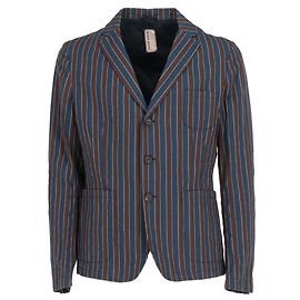 Gestreifte Jacke in Blau und Braun von Antonio Marras - 2000er