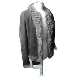 Chaqueta / Abrigo Gérard Darel de Piel de Borrego Reversible T36/S - Gerard Darel