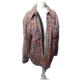 Autre Marque Abrigo Scotch & Soda a cuadros coloridos T42/XL