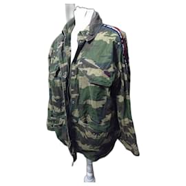 Superdry Camouflage Parka Grün und Khaki Größe 42