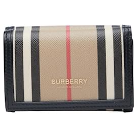 Billetera compacta Icon Stripe de Burberry