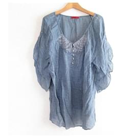 VIVIENNE TAM Bluse aus Gaze mit 3/4-Ärmeln - Autre Marque