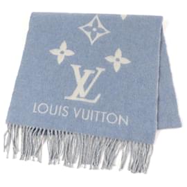 Stola in cashmere blu chiaro Louis Vuitton