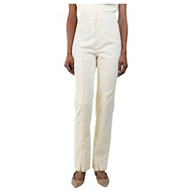Pantalones de pana rectos crema - talla UK 6 - Rotate
