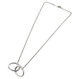 Tiffany & Co Pendentif Collier Double Boucle Tiffany Elsa Peretti