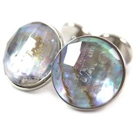 Louis Vuitton MP1318 Logo-Engraved Metal Cufflinks