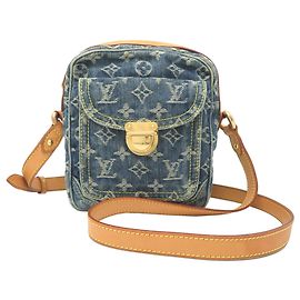 Borsa a tracolla in denim Louis Vuitton