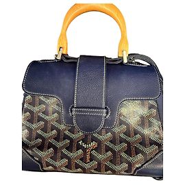 Bolso Goyard Saigon Soft Mini Azul Marino Cuero