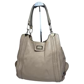 Borsa a mano vintage in pelle Chloe, borsa tote beige - Chloé