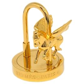 Charm de metal con candado Pegasus de Hermès